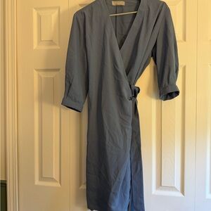 Everlane Periwinkle Japanese GoWeave Dress